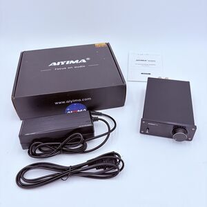 AIYIMA A07 2.0 Channel Power Amplifier 300W Black Open Box Tested